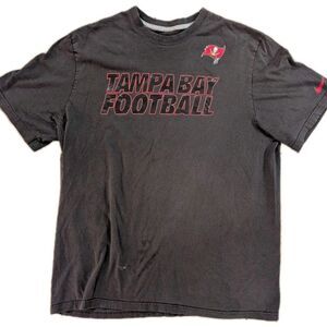 Nike Tampa Bay Buccaneers Football Men's XL T-Shirt NFL Super Bowl Champs Gray